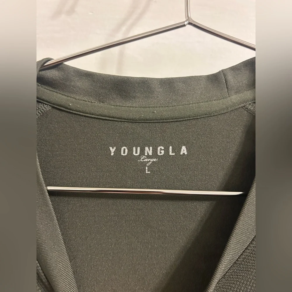 YoungLA Green Performance Compression Tee - Picture 4 of 5